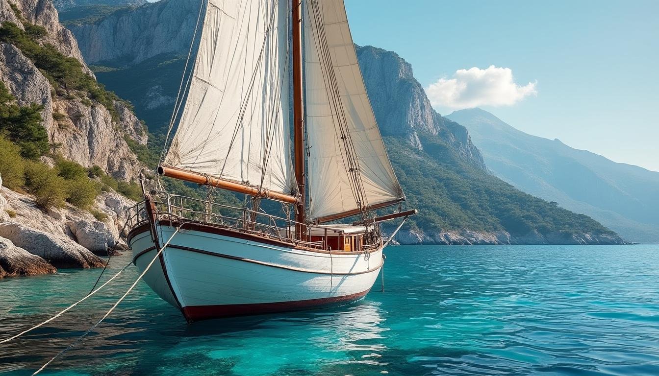 découvrez la magie de passer une nuit au mouillage dans une crique grecque, entouré de silence apaisant et d'un ciel étoilé, pour une expérience unique et inoubliable.