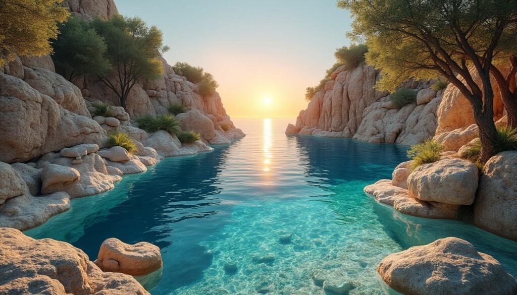 découvrez l'expérience unique de se baigner en toute sérénité dans les eaux paisibles de crète, loin du tumulte, pour un moment de pure tranquillité.