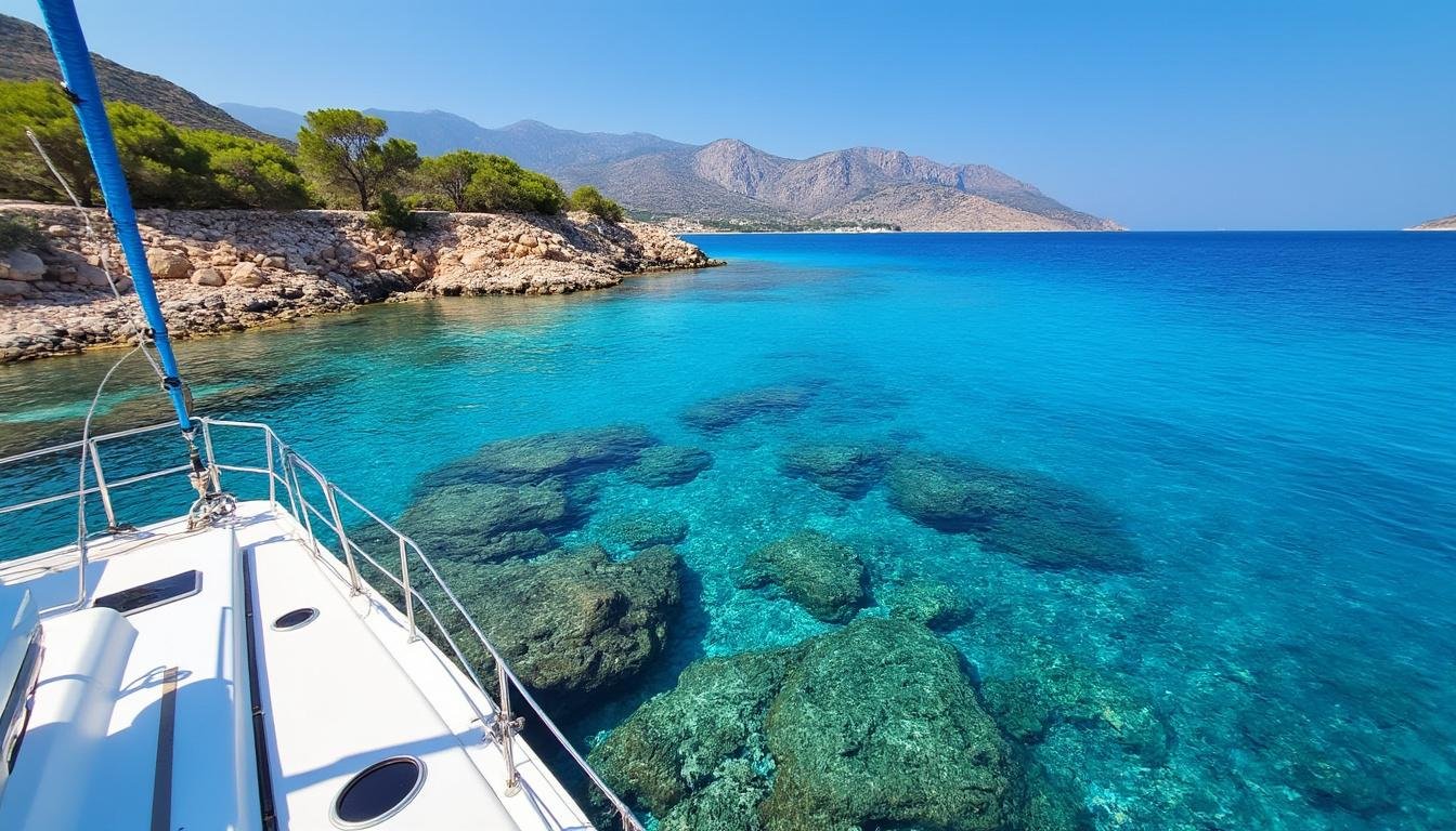 découvrez la sérénité absolue en crète en vous baignant dans des eaux paisibles, loin du tumulte, pour une expérience rare et inoubliable.